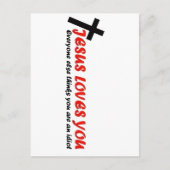 Funny Jesus Postkarte (Vorderseite)