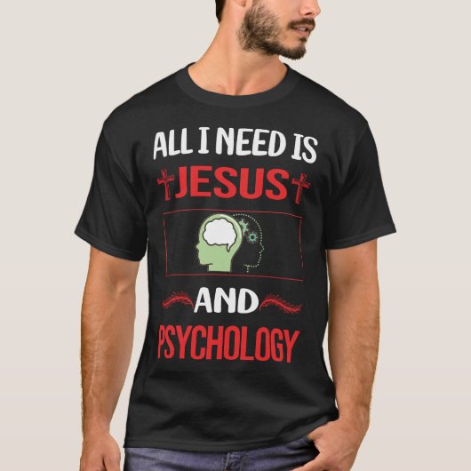 Funny Jesus Psychology T-Shirt (Vorderseite)