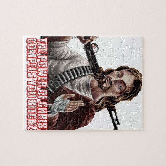 Funny jesus puzzle (Horizontal)