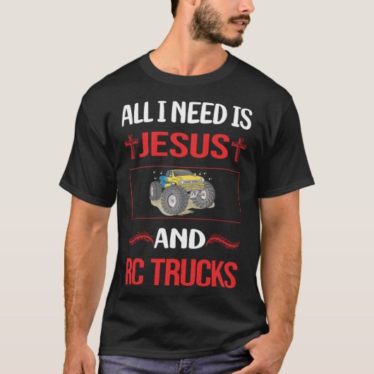 Funny Jesus RC Lkw T-Shirt (Vorderseite)