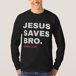 Funny Jesus Rette Bro Christliche Kirche Gott Vate T-Shirt