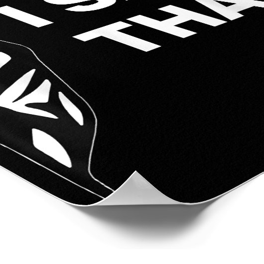 Funny Jesus sah ich, dass Poster (Ecke)