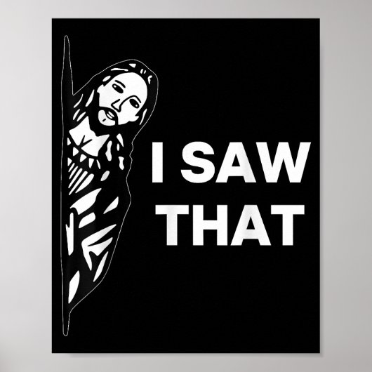 Funny Jesus sah ich, dass Poster (Vorne)