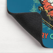 Funny Jesus Santa The Boys Are Back In Town Merry Mousepad (Ecke)