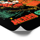 Funny Jesus Santa The Boys Are Back In Town Merry Poster (Ecke)