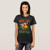 Funny Jesus Santa The Boys Are Back In Town Merry  T-Shirt (Vorne ganz)