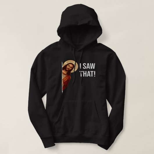 Funny Jesus sehe ich, dass die Christliche Kirche Hoodie (Design vorne)
