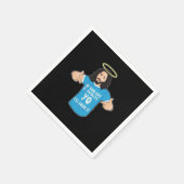 Funny Jesus Shirt Christlich Meme Yo werde ich es  Serviette (Ecke)