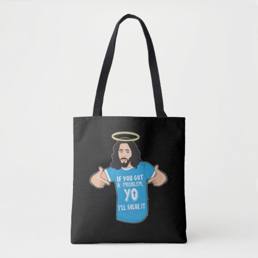 Funny Jesus Shirt Christlich Meme Yo werde ich es  Tasche (Vorderseite)
