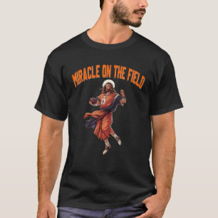 Funny Jesus spielt Football American Wunder auf T-Shirt