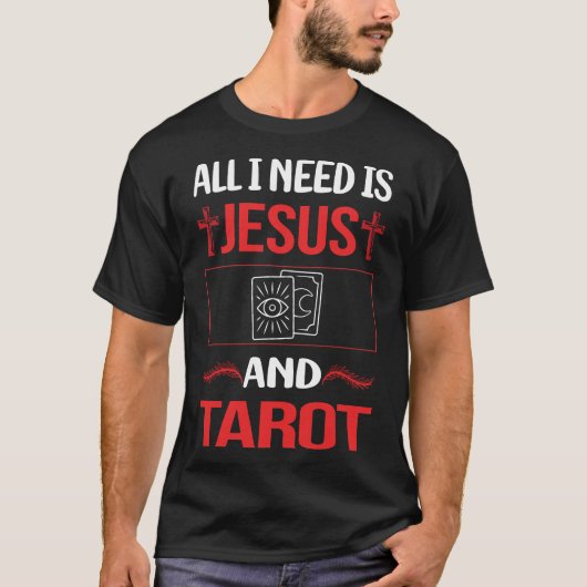 Funny Jesus Tarot T-Shirt (Vorderseite)