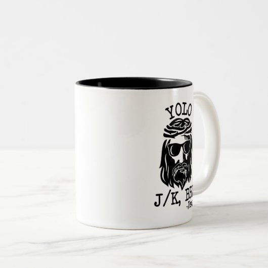 Funny Jesus Tasse (VorderseiteRechts)