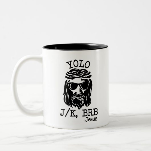 Funny Jesus Tasse (Links)