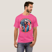 Funny Jesus war Amerikaner T-Shirt (Vorne ganz)