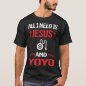 Funny Jesus YoYo Yo-Yo Yo YoYoing T-Shirt (Vorderseite)