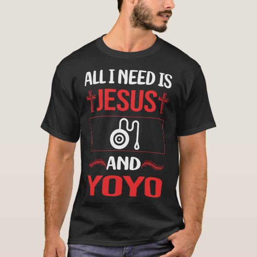 Funny Jesus YoYo Yo-Yo Yo YoYoing T-Shirt (Vorderseite)