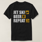 Funny Jet Ski Beer Wiederholung T-Shirt (Design vorne)