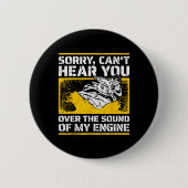 Funny Jet Skiing I Personal Watercraft Rider I Jet Button (Vorderseite)