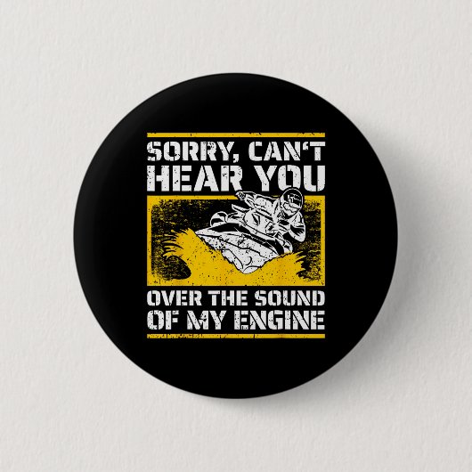 Funny Jet Skiing I Personal Watercraft Rider I Jet Button (Vorderseite)