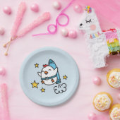 Funny Jetpack Pappteller (Party)