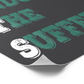 Funny Jets Just Endure The Suffering New York Foot Poster (Ecke)