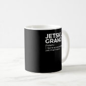 Funny Jetski Grandpa Definition Jet Skiing Kaffeetasse (VorderseiteRechts)