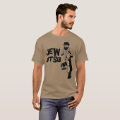 Funny Jew Jitsu Jiu Jitsu Martial Arts T-Shirt (Vorne ganz)
