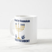 Funny Jewish Anti Trump Politisch Hanukkah Kaffeetasse (Vorderseite Links)