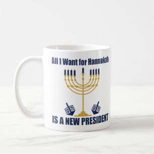 Funny Jewish Anti Trump Politisch Hanukkah Kaffeetasse