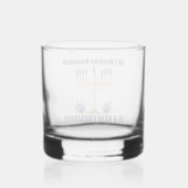 Funny Jewish Anti Trump Politisch Hanukkah Whiskyglas (Rückseite)