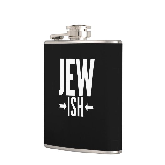 Funny Jewish Gift für Bat/Bar Mitzvah oder Hanukka Flachmann (Links)