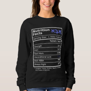 Funny Jewish, Hebräisch, Israel Vatertag oder Gebu Sweatshirt