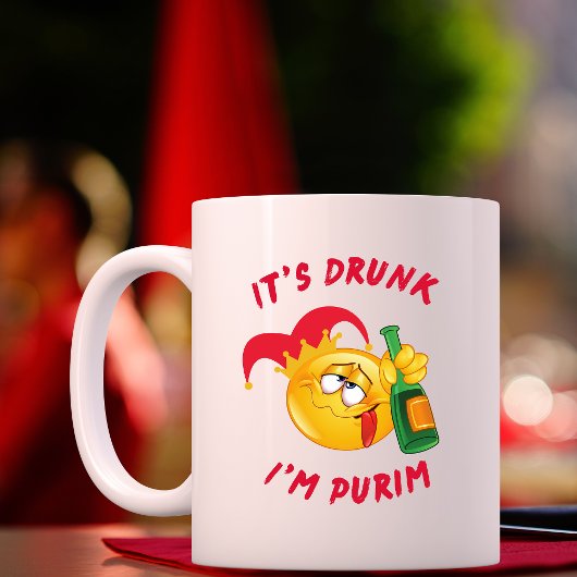 Funny Jewish Holiday Es ist Betrunken, dass ich Pu Kaffeetasse