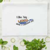 Funny Jewish Latke Hanukkah Küchentuch (Gefaltet)