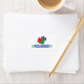 Funny Jigsaw Puzzle Adressaufkleber (Insitu)