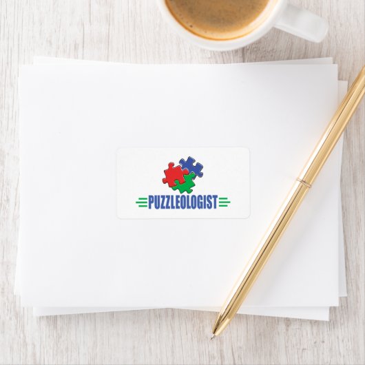 Funny Jigsaw Puzzle Adressaufkleber (Insitu)