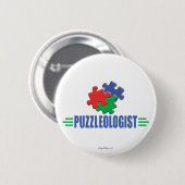 Funny Jigsaw Puzzle Button (Vorne & Hinten)