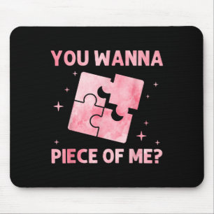 Funny Jigsaw Puzzle Design for Men Women Adults Pu Mousepad