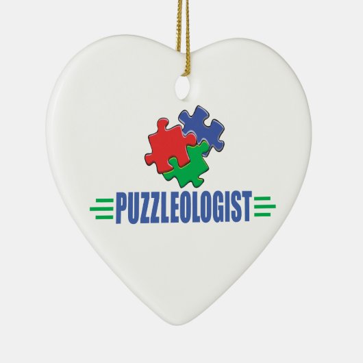 Funny Jigsaw Puzzle Keramik Ornament (Rechts)