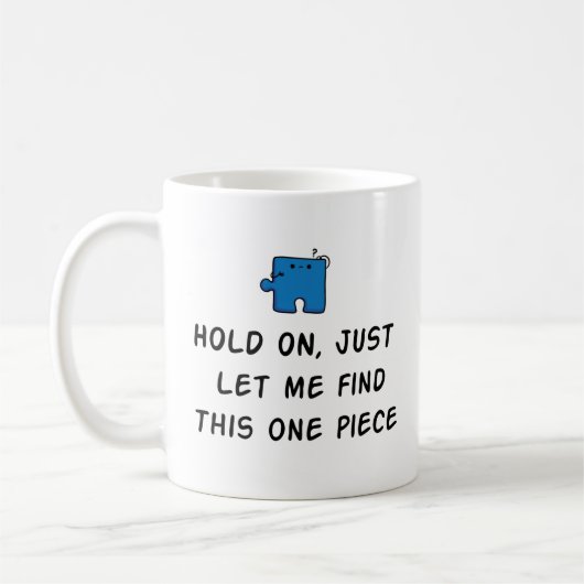 Funny Jigsaw Puzzle Tasse - Puzzle Lover Geschenk  (Links)
