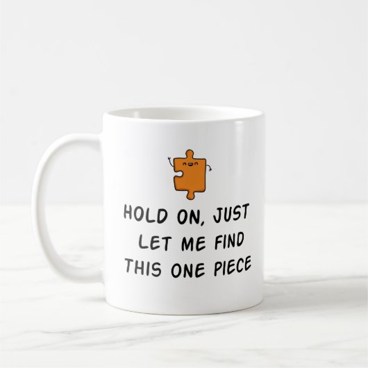 Funny Jigsaw Puzzle Tasse - Puzzle Lover Geschenk  (Links)
