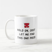 Funny Jigsaw Puzzle Tasse - Puzzle Lover Geschenk (Links)
