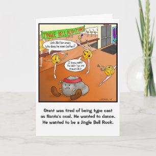 Funny Jingle Bell Rock Christmas Card Feiertagskarte