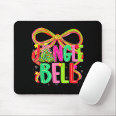 Funny Jingle Bells Coquette Bow Merry Christmas Gi Mousepad (Mit Mouse)