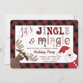 Funny Jingle & Mingle Einladung