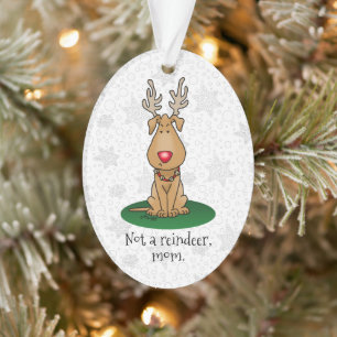 Funny Jingle This Red Nose Rentier Hund Niedlich Ornament