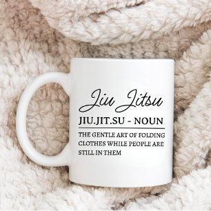 Funny Jiu Jitsu Definition Martial Art Present BJJ Kaffeetasse