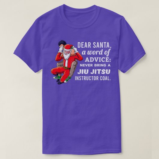 Funny Jiu Jitsu Instructor Weihnachten MIXED MARTI T-Shirt (Design vorne)