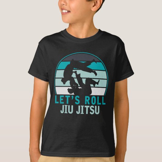 Funny Jiu Jitsu Roll Fighters BJJ Training Spaß T-Shirt (Vorderseite)