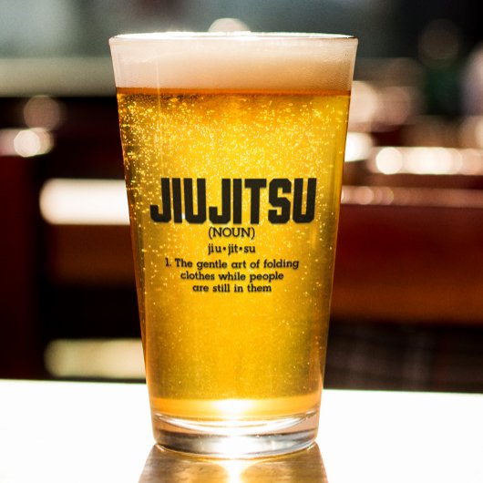 Funny Jiu Jitsu Sprichwort Glas